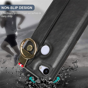 Étui antichoc en TPU + cuir PU à texture Crazy Horse pour téléphone Google <span class=keywords><strong>Pixel</strong></span> <span class=keywords><strong>3A</strong></span> - Product Image 4