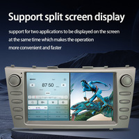 06-11 para Toyota Camry coche estéreo grande 10 \ "Pantalla táctil Android Navigator Carplay GPS TV REPRODUCTOR DE CD 2G RAM MP3 funciones Dashbo