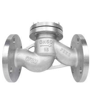 Clapet anti-retour à bride en acier inoxydable 304 H41W-16P fourni par le fabricant pour réduction de pression de milieux acides - Product Image 2