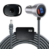 Câble d'alimentation Starlink Mini 12V 24V vers 30V avec affichage numérique à distance sans fil et chargeur de voiture double USB
