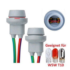 W5W T10 ซ็อกเก็ตไฟรถยนต์มอเตอร์ไซค์ยางอเนกประสงค์สำหรับเปลี่ยนซ่อม LED ตำแหน่งเบรคไฟเลี้ยว 1PCS2PCS - Product Image 5