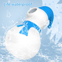 Vibrateur Suceur Clitoridien Bonhomme de Neige 10 Modes Etanche Silicone USB Rechargeable Femmes Jouet Sexuel Noel