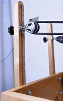 Vente flash - Machine de Pilates Reformer portable, équipement de fitness à domicile avec résistance réglable pour femmes