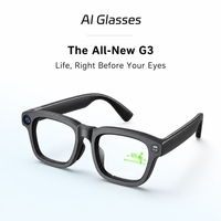 Lunettes intelligentes avec caméra 20MP, écran 2 pouces, batterie 5 jours, prise en charge de la navigation, notifications, capture d'image ultra-claire
