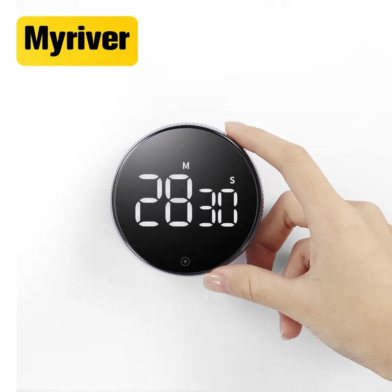 Timer promemoria conto alla rovescia Mini sveglia digitale elettrica Myriver per palestra o cucina