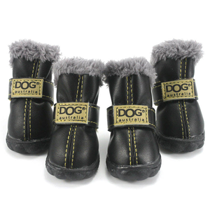 Super Warm 4pcs/set Winter Dog Boots XS XXL Anti-Slip Cotton Pet Shoes for Small Dogs <b>Waterproof</b> Product for Chihuahua - Product Image 3