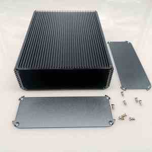Custom IP54 Rated Anodized Aluminum Alloy 6063 PCB Speaker Electronic Extrusion Device Housing Case Box <b>Enclosure</b> Junction Box - Product Image 4