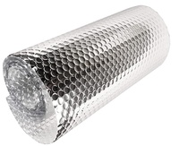Matériau d'isolation de toiture en mousse thermorésistante avec revêtement en aluminium, design moderne, écologique, pour les toitures de bâtiments métalliques et d'entrepôts