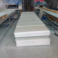 Plaque en PRFV haute résistance, feuille de polyester en pultrusion de fibre de verre, feuille plate en GRP fabriquée à la main