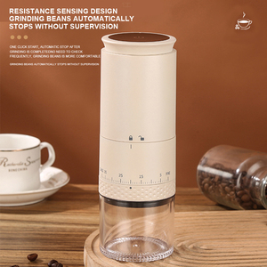 เครื่องบดเมล็ดกาแฟแบบหยดปรับระดับได้ 38 ระดับ อัตโนมัติ ขนาดพกพา พร้อมเครื่องชงกาแฟดิจิตอลอัจฉริยะสำหรับการเดินทาง - Product Image 6