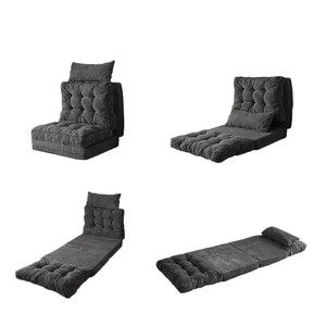 Foldable <b>Sofa</b> Bed With Backrest <b>Support</b> Portable Multifunctional Single Size Foam Filling For Adults And Children - Product Image 1