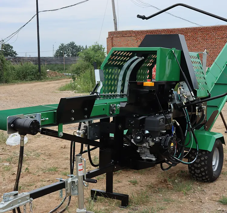 Máquina procesadora de leña eléctrica industrial usada 80t máquina procesadora de leña automática