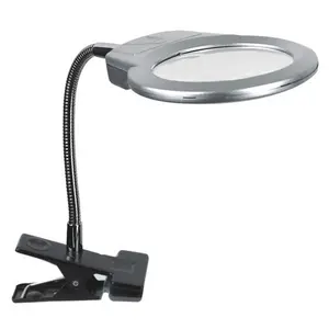 Table Top Magnifier With Light Desk Lamp Lighted Magnifying Glass With Led Light Clamp
