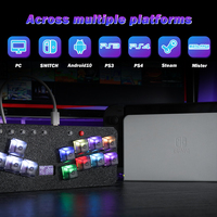 Controlador Flatbox Mini HitBox SOCD, Joystick con Interruptor Cherry RGB, Teclado para Juegos para PC/PS4/PS3/Switch