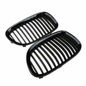 Rejilla Delantera para BMW Serie 7 F02, Negra, de Plástico ABS, Pieza de Repuesto para Mejora y Reequipamiento - Product Image 1