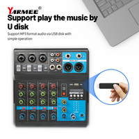 Console de mixage audio professionnelle Le plus récent 5 canaux USB pour la vidéo et l'éclairage de karaoké à domicile