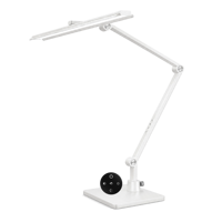Lampe de bureau LED avec base, 95 CRI, gradation tactile/à distance, design anti-éblouissement, pliable, en métal, idéale pour la chambre, le bureau