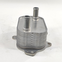 Refroidisseur d'huile moteur 03N117021B pour Audi A4/A5/A6/Q5 et VW Passat 2.0 TDI |   Échangeur de chaleur en aluminium avec joint d'étanchéité - Remplacement OE