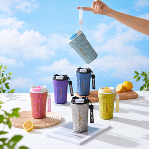 Pure Titanium Coffee <b>Cup</b> Portable Water Tumbler with <b>Straw</b> 380ml Large Capacity - Product Image 4