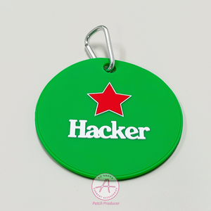 Étiquettes à <span class=keywords><strong>bagages</strong></span> <span class=keywords><strong>en</strong></span> caoutchouc PVC 2D/3D rondes carrées <span class=keywords><strong>en</strong></span> gros-Décorations de sacs de voyage et étiquettes d'identité personnalisables - Product Image 3