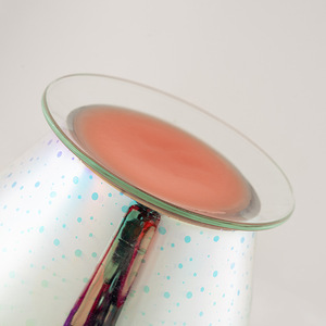 Lampe d'aromathérapie 3D en verre, lampe chauffante à cire fondante à brancher pour la maison, lumière LED chaude parfumée, veilleuse de chevet - Product Image 5