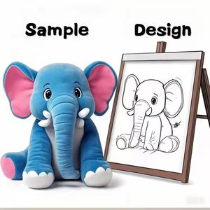 Peluche Personalizzati di Animali della Giungla: Tigre/Elefante/<span class=keywords><strong>Panda</strong></span>, Animali di Peluche per Souvenir dello Zoo - Product Image 6