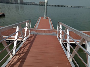 Marina Floating Walkway With Aluminum Fixed <strong>Pile</strong> Holder Floating <strong>Dock</strong> - Product Image 4