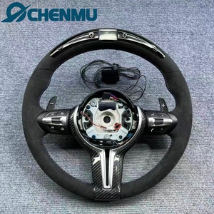 גלגל מ 'ההיגוי גלגל עבור bmw f10 f15 f22 f30 f32 m3 f80 m4 f82 m2 f82 m2 f87 m5 f90 e70 e90 ה-92 עם אלקנארה מלאה - Product Image 2