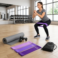 Juego de Bandas de Resistencia TPE con Logotipo Personalizado, Bandas de Ejercicio en Bucle para Fitness, Yoga, Pilates, Gimnasio, Entrenamiento OEM