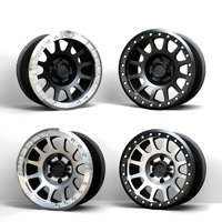 Nouvelle Offre Spéciale Jantes Chrome Forgées Deux Pièces Véritables Beadlock 16 17 Pouces 5x127/6x139.9 pour Rétrofit/Amélioration Nissan Patrol Y60 Y61
