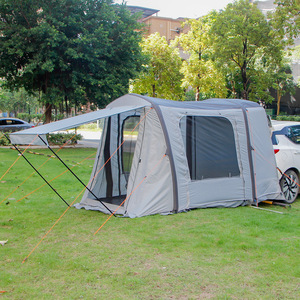 Quick Automatic Opening <b>Air</b> <b>Tent</b> 4-5 Person Extended Type One Bedroom One Living Room Double Layer Oxford Cloth Camping Spring - Product Image 2