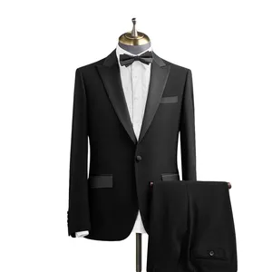 manufacturers customize high quality men's slim-fit suit 3-piece Men's jacket Wedding suit for men