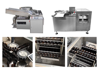 Machine de lavage verticale à ultrasons pour flacons, équipement automatique de nettoyage de bouteilles en verre avec contrôle PLC pour un fonctionnement stable