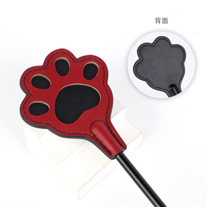 Cat Paw Slap Black Red Long Whip <b>Spanking</b> Adult Stimulation SM Prop Bondage Gear - Product Image 3