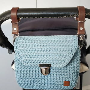 Crochets créatifs en cuir PU pour sacs à couches, cordons portables pour poussettes, sacs suspendus pour sièges d'enfant et ceintures sont disponibles en - Product Image 3