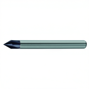 Ttake Ta1560 Solid Carbide End <b>Mill</b> Nano TiAlN Coated 4 Flutes For 60 Degree Chamfering In Contouring Metal End <b>Mills</b> - Product Image 2