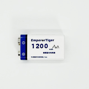 Batterie rechargeable 9V, batterie au lithium rechargeable par USB, multimètre, microphone, grande capacité, batterie carrée 6F22, vente en gros - Product Image 4