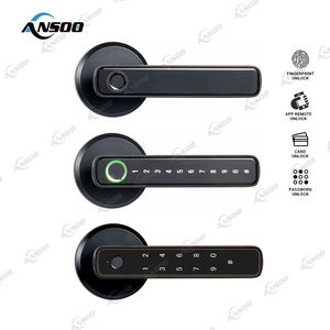 Maniglia della porta interna impronta digitale intelligente manopola della porta Cerraduras De Seguridad Inteligentes Para Puertas serratura digitale per armadietti - Product Image 1