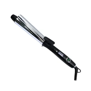 Профессиональная частная торговая марка, Автоматическое вращение, утюги для завивки волос с ЖК-дисплеем, OEM 450F, регулируемая тепловая ручка для завивки волос