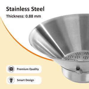 Nouvel équipement de cuisine de luxe en acier inoxydable pour retourner et servir les frites, idéal pour les friteries - Product Image 3