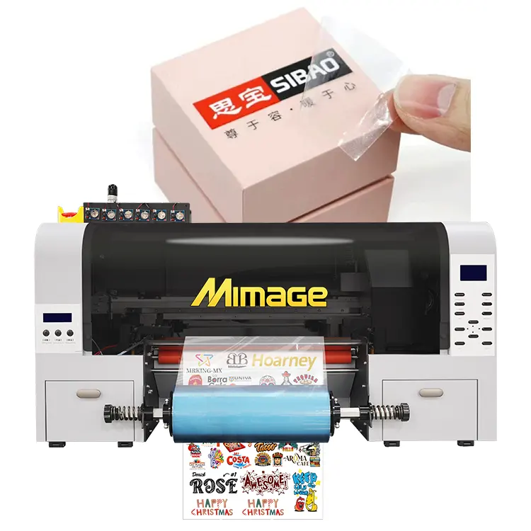 Mimage-impresora de etiquetas en frío, máquina de impresión de película de transferencia UV DTF, tamaño A3