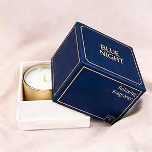 Scatola Regalo di Lusso in Carta Rigida per Candele, Confezione per Candele Illuminanti, Scatole Regalo per Cosmetici con Inserto - Product Image 4