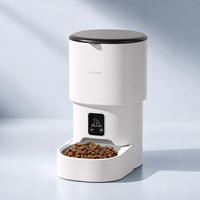 Distributeur automatique intelligent pour animaux de compagnie avec application Wi-Fi, écologique, ultra-silencieux, moderne, robuste, distributeur de nourriture pour chats 7L 4L en plastique, alimentation programmée