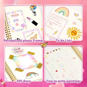 Kit <span class=keywords><strong>de</strong></span> <span class=keywords><strong>Manualidades</strong></span> <span class=keywords><strong>para</strong></span> Scrapbooking, Diario y Arte, Personalizado <span class=keywords><strong>de</strong></span> Fábrica, <span class=keywords><strong>para</strong></span> Adolescentes, Regalo <span class=keywords><strong>de</strong></span> Cumpleaños, Kit <span class=keywords><strong>de</strong></span> Papelería <span class=keywords><strong>para</strong></span> Diario DIY - Product Image 2