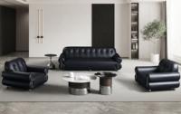 Modernes Europäisches Komfortables Rosa Luxus-Wohnzimmer Ausziehbares Ecksofa-Set PU-Leder Modulares Multifunktionales Sofa