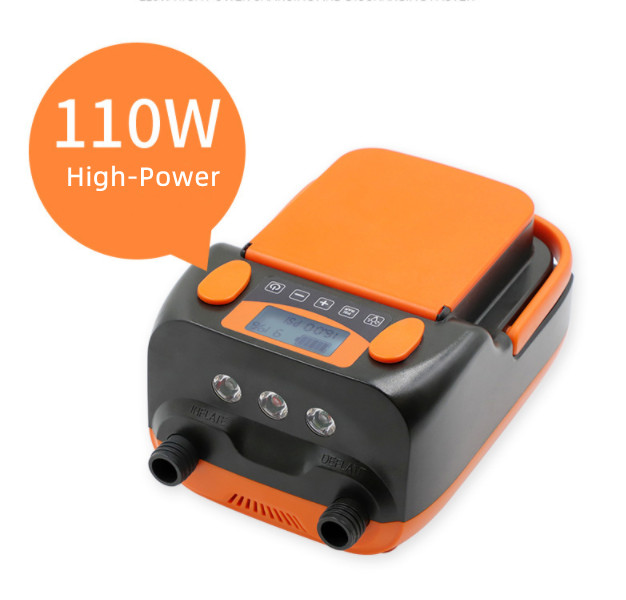 充電式SUPエアポンプ電動ポータブル16PSIエアポンプ、6000mAh
