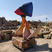 Équipement d'amusement réaliste personnalisé de haute qualité, modèle de dinosaure pterosaure Thunderwing animatronique pour parc