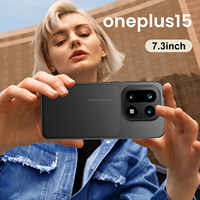 OnePlus 15 16G+1TB Android 15 7.3 pouces Global 5G LTE CDMA Bands Design Personnalisé Smartphone Deca Core 108MP 144Hz Français Double SIM