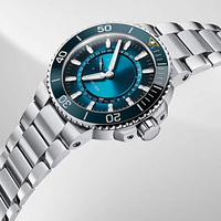 Reloj de Buceo de Lujo para Hombre, Personalizado con Logotipo, Mecánico, de Acero Inoxidable, Luminoso, Resistente al Agua 300M, Fabricantes