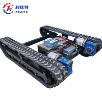 Mini-transporteur chenillé compact, véhicule de transport sur chenilles, mini-dumper électrique télécommandé, charge utile de 500 kg, moteur brushless 2x48V, Chine